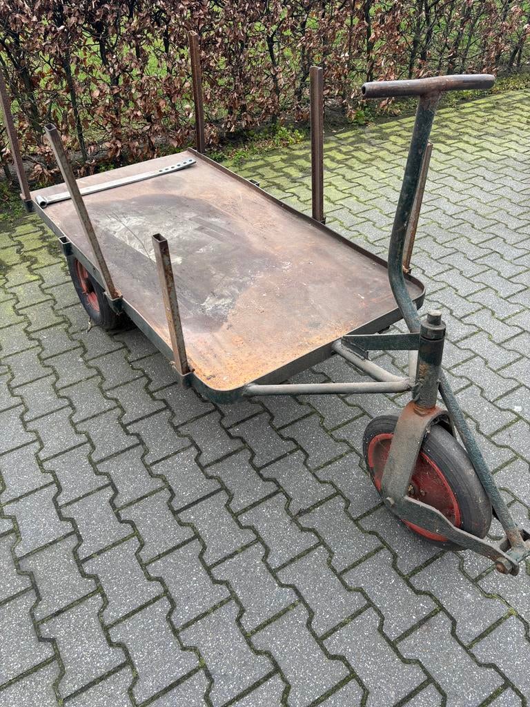 Ijzeren kar, 100 liter of meer, Ophalen, Gebruikt, Transportkar
