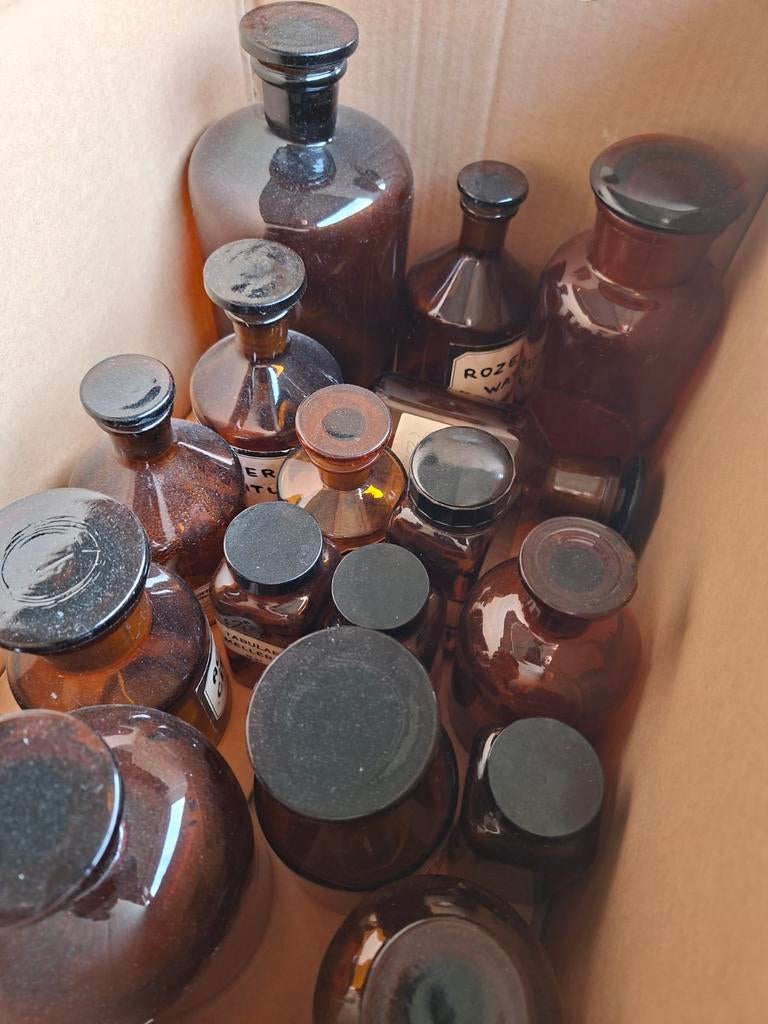 Apothekers flessen, Ophalen of Verzenden