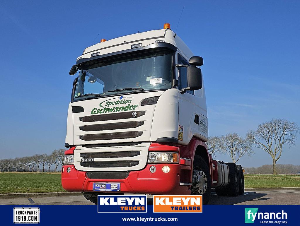 SCANIA G450 hl 6x4 ret pto wb410, Auto's, Vrachtwagens, Automaat, Stoelverwarming, Euro 6, Bedrijf