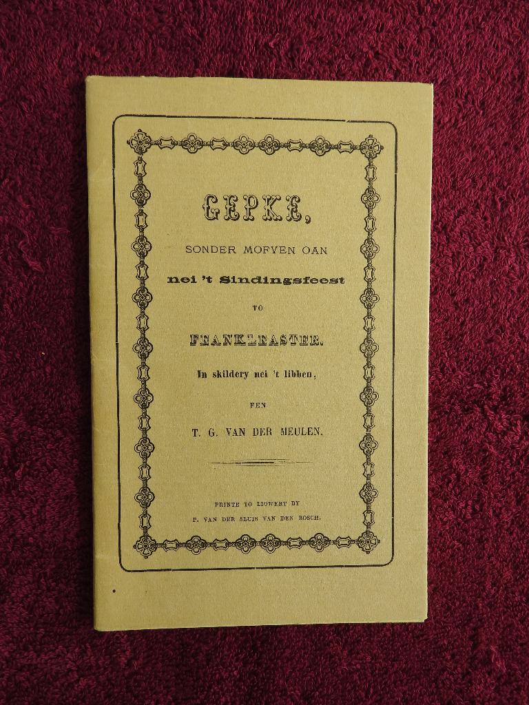 Gepke sonder mofven oan nei 't sindingsfeest to Feankleaster, Ophalen of Verzenden, Zo goed als nieuw