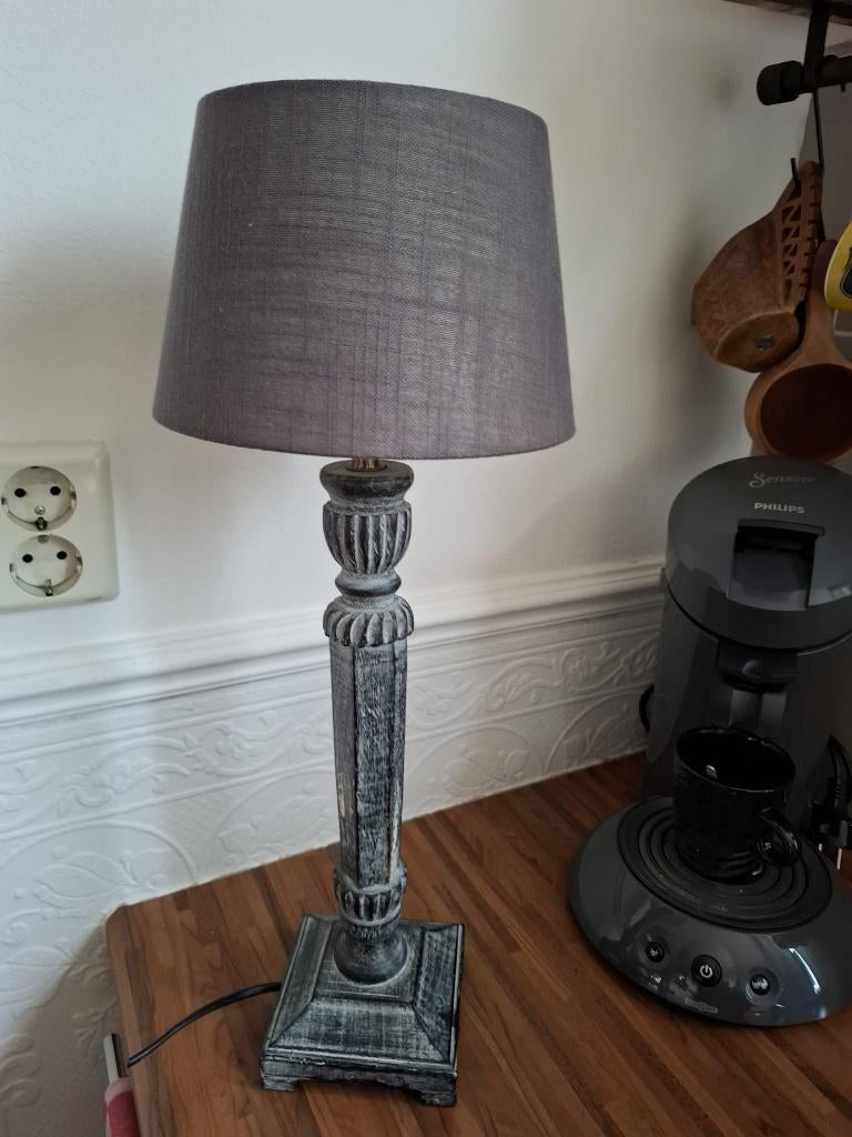 Trendy Schemerlamp, Huis en Inrichting, Ophalen of Verzenden, Zo goed als nieuw, Hout, 50 tot 75 cm