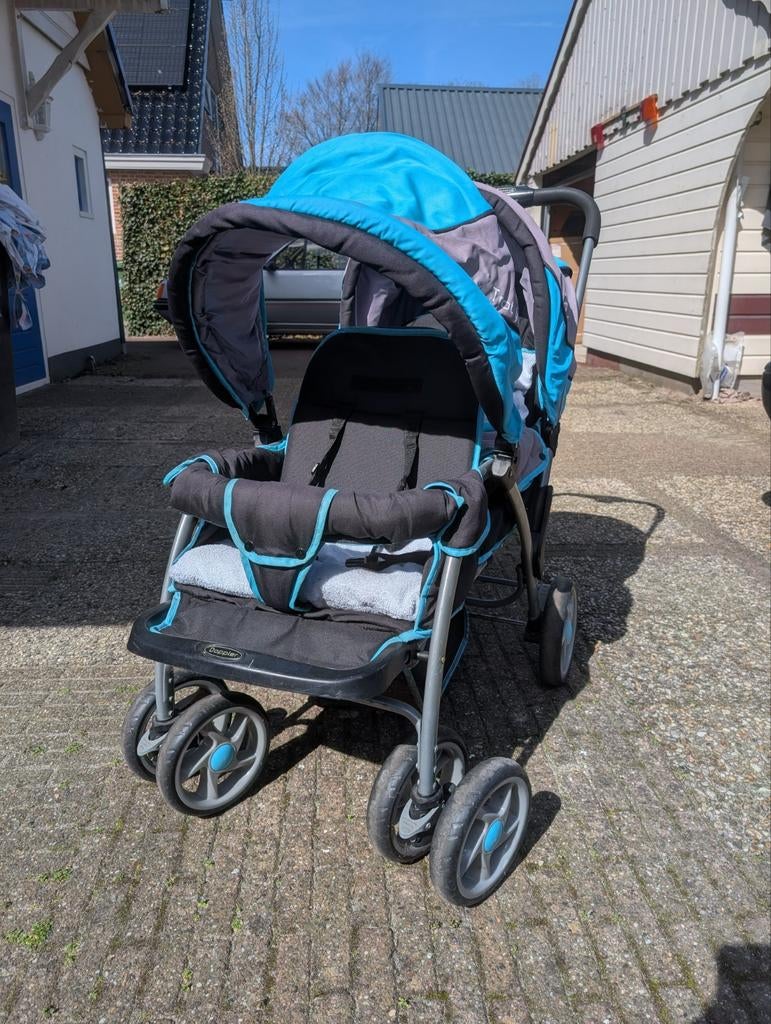 Handige Duowagen - tweelingwagen, Kinderen en Baby's, Kinderwagens en Combinaties, Overige merken, Duowagen, Ophalen of Verzenden