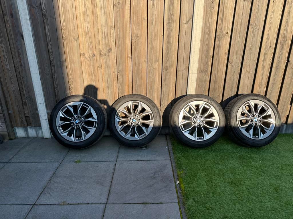 Originele BMW velgen 2025 met banden KRASVRIJ, Gebruikt, Banden en Velgen, 17 inch, Personenwagen