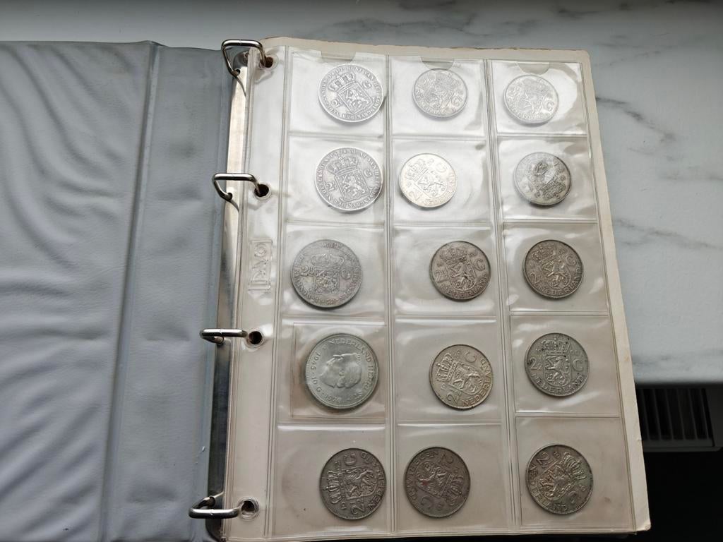 Zilveren muntenverzameling – Veel zilver!, Ophalen of Verzenden, Nederland, Munten