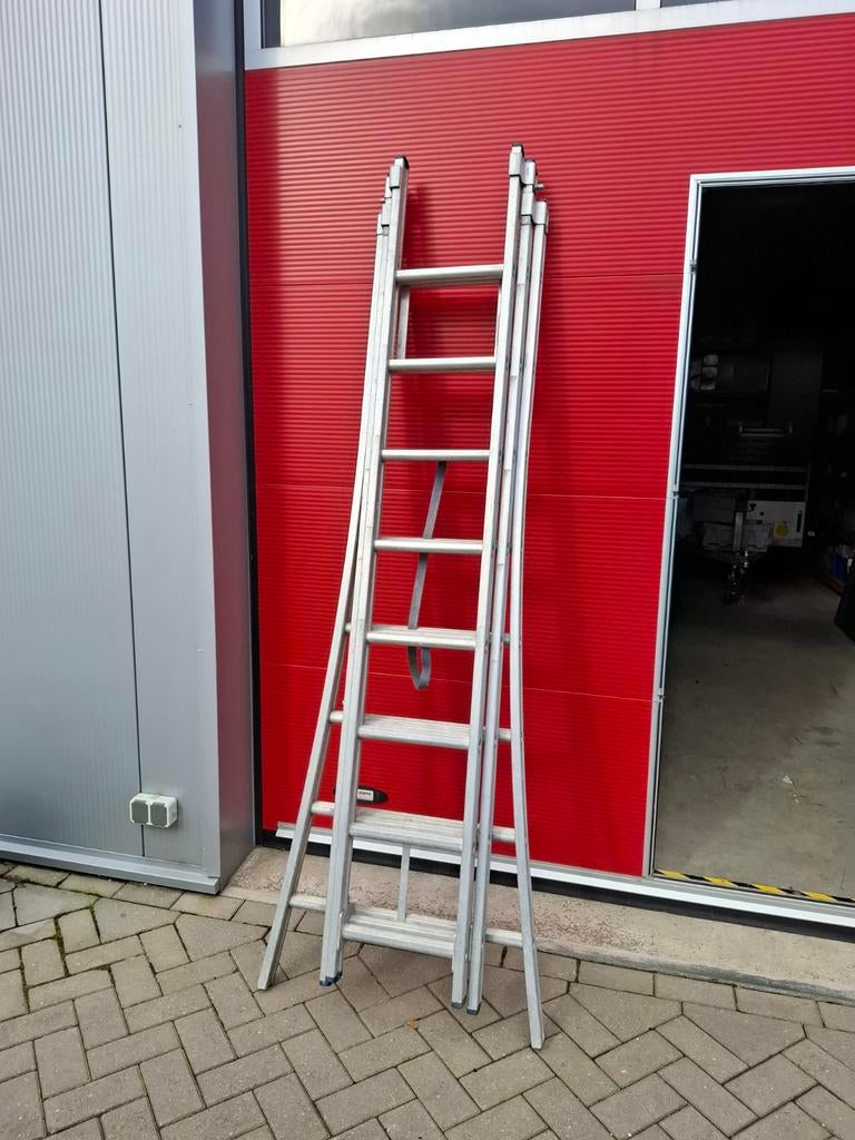 3 delige Reform ladder, Ophalen of Verzenden, Gebruikt, 4 meter of meer