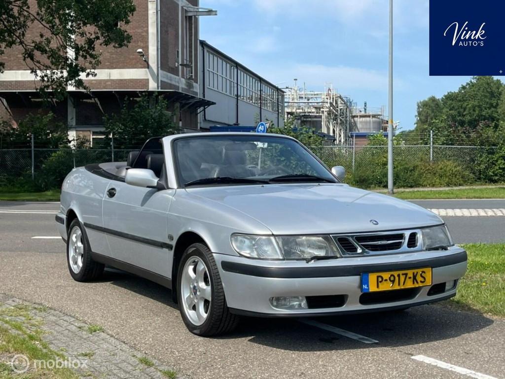 Saab 9-3 Cabrio 2.0t Senses Edition | Turbo | IN TOP STAAT |, Auto's, Saab, Voorwielaandrijving, Zwart, 4 cilinders, Leder