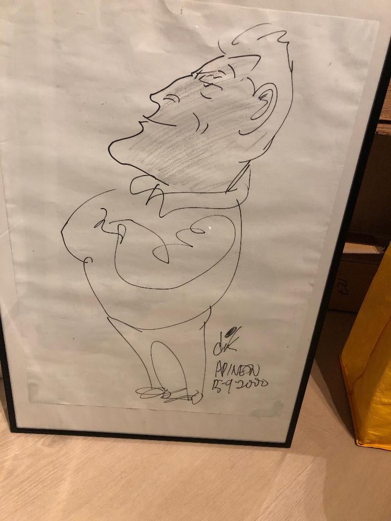 Cartoon Dik Bruynestyn, Ophalen of Verzenden