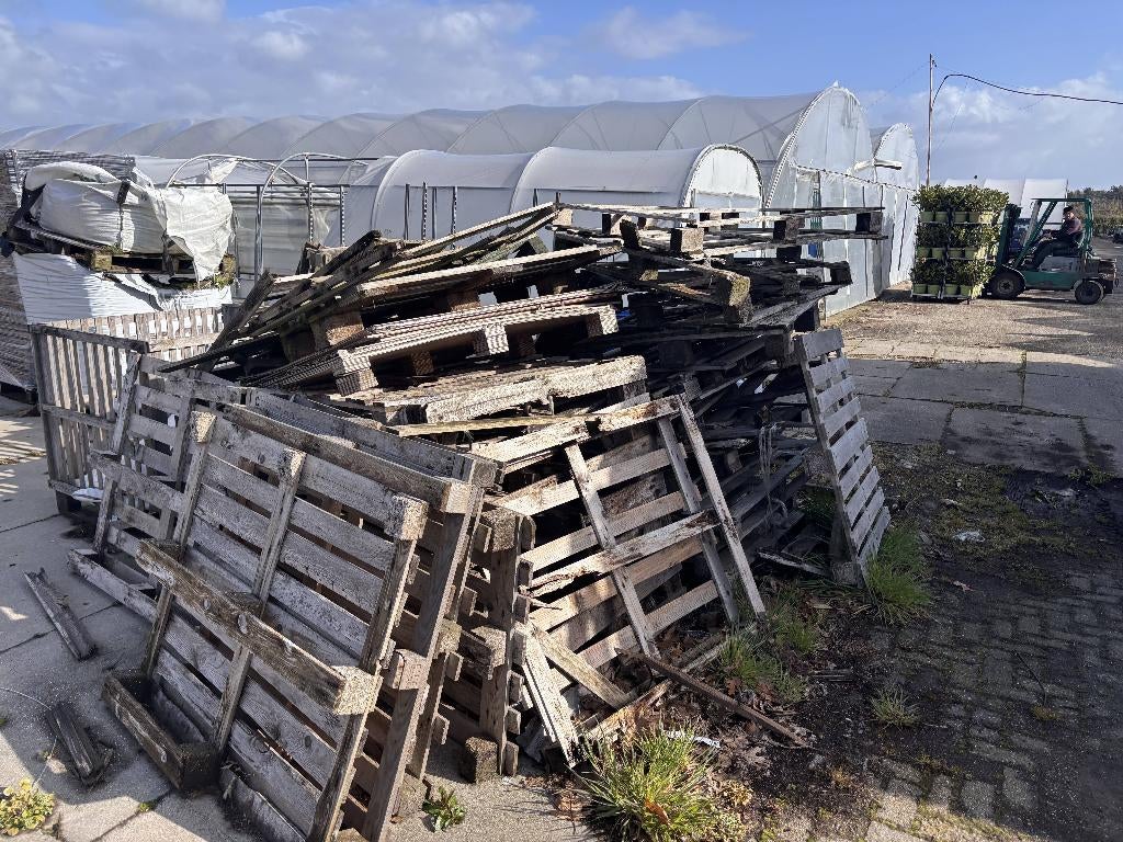 Gratis brandhout ophalen - pallets halen haardhout, Minder dan 3 m³, Ophalen, Blokken
