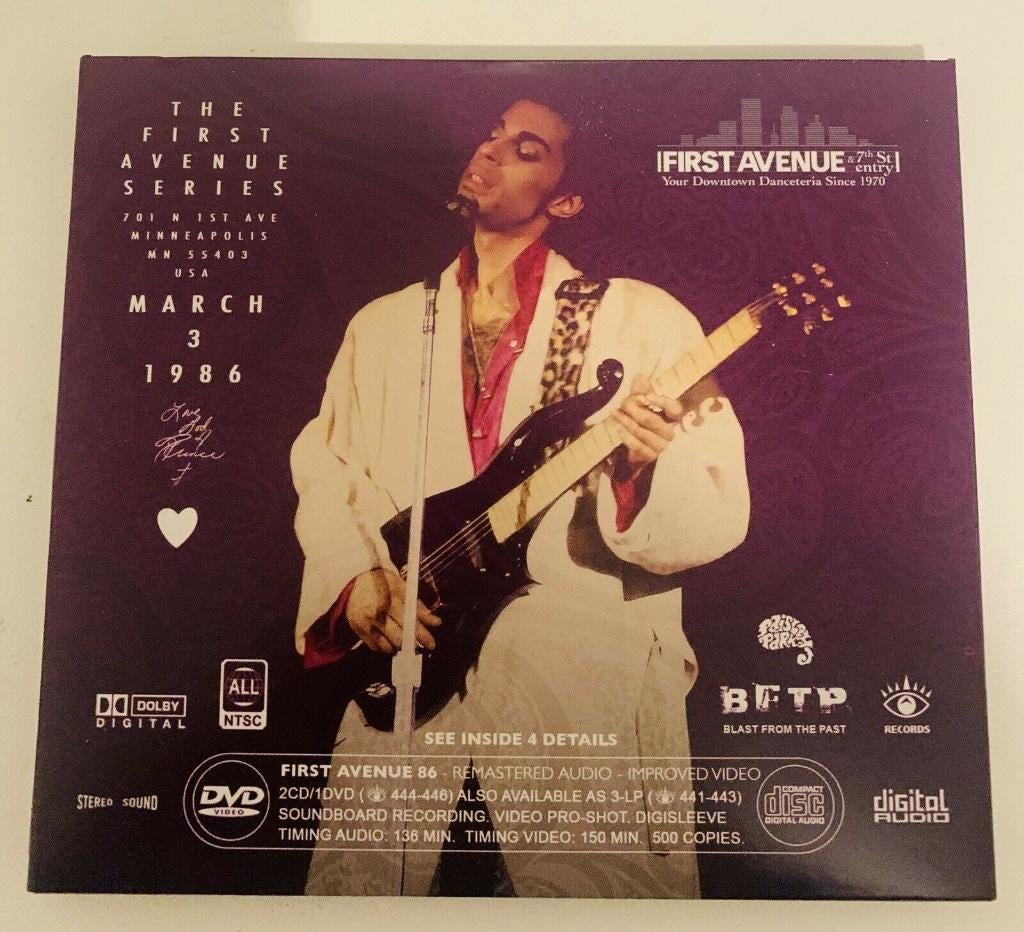 PRINCE First Avenue 1986 2CD +DVD (Parade Warm Up Show), Verzenden, 1980 tot 2000, Nieuw in verpakking