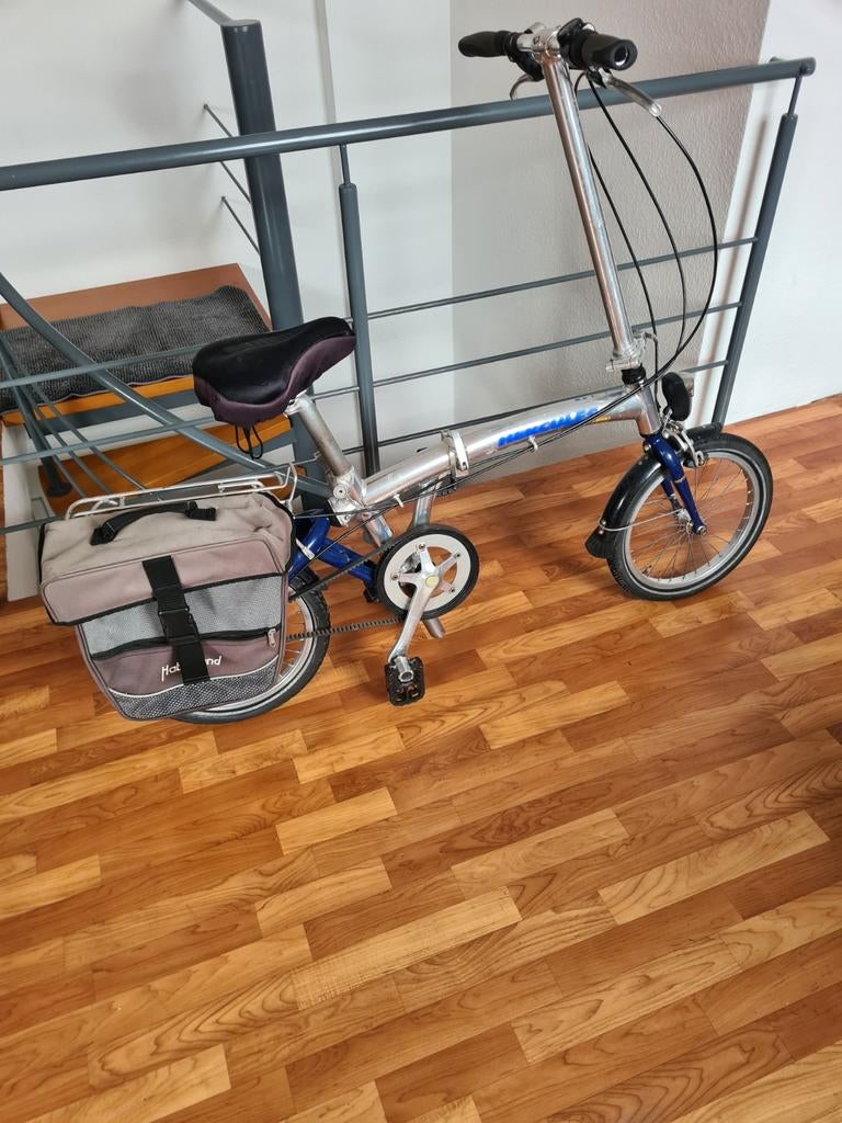 De Batavus vice versa vouwfiets, Ophalen, Gebruikt, 16 tot 18 inch, Versnellingen