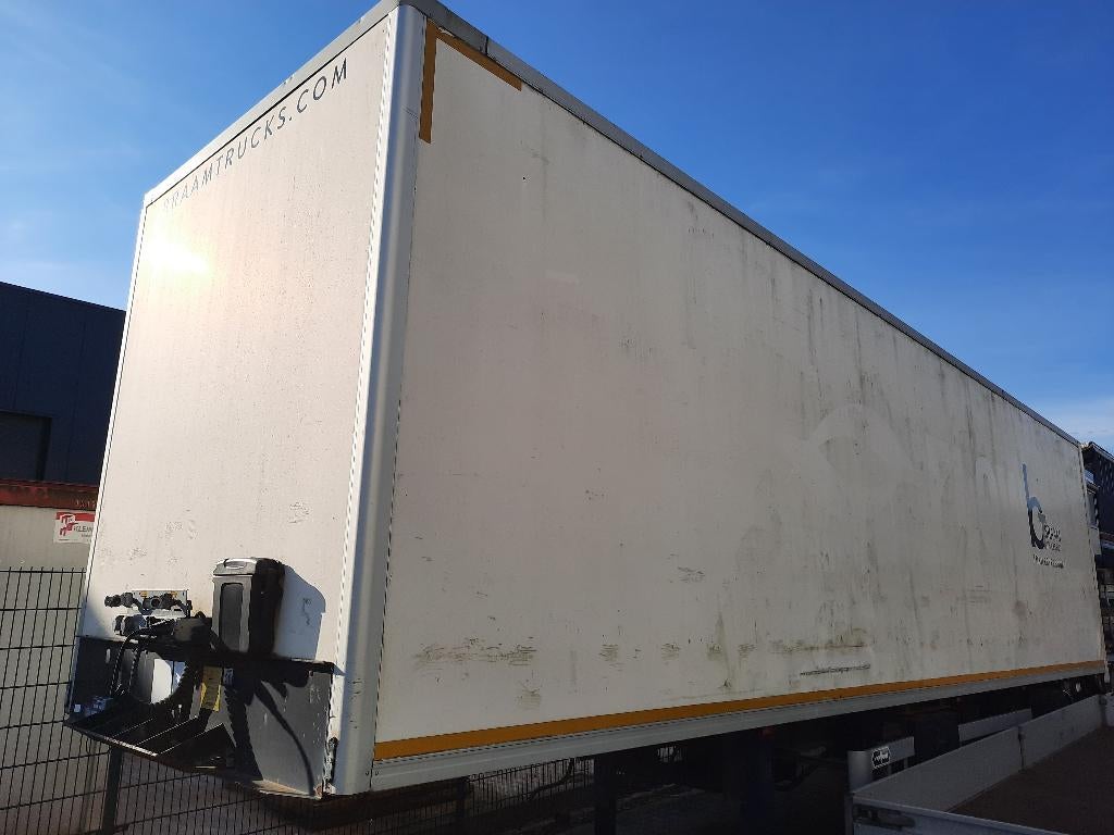 City oplegger Van Hool met laadklep 2000kg, Auto's, Vrachtwagens, Particulier, ABS, Overige merken, Overige brandstoffen, Wit