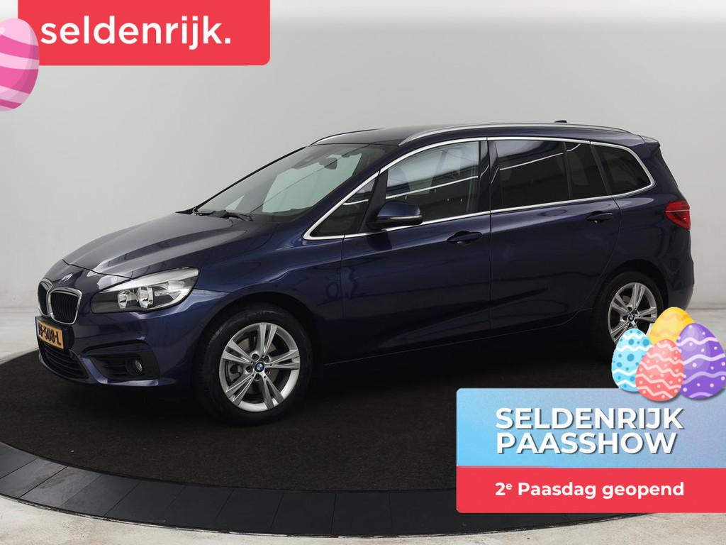 BMW 2-serie Gran Tourer 218i 7-Persoons | Trekhaak | Camera, Gebruikt, Euro 6, 2-Serie Gran Tourer, Blauw