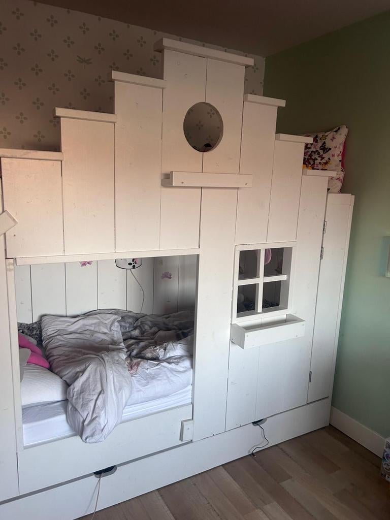 Kinderbed Saartje Prum, 85 tot 100 cm, Gebruikt, Ophalen of Verzenden, Lattenbodem