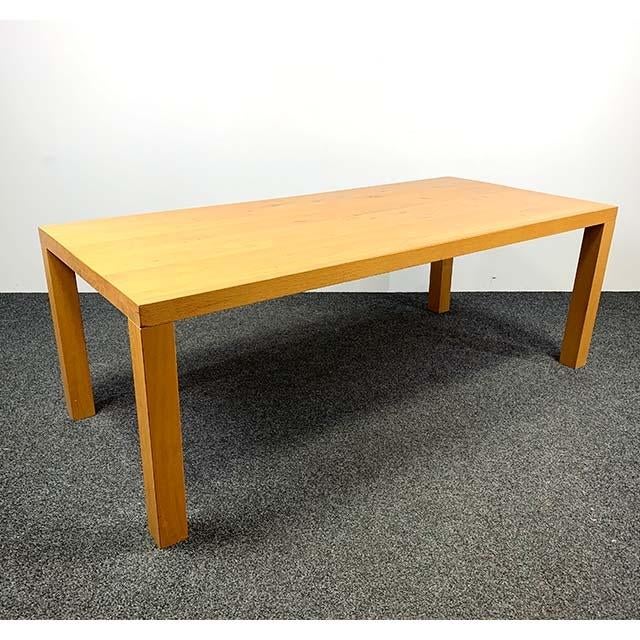 Houten Boerentafel - 78,5 x 220 x 100 cm 22740, Ophalen, Gebruikt, Bruin, Eén