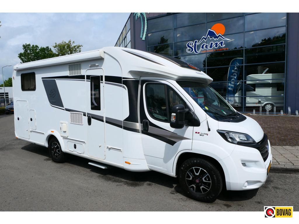 Knaus Sun Ti 700 MEG Platium Selection, Caravans en Kamperen, Fiat, 7 tot 8 meter, Tot en met 3, Cassettetoilet