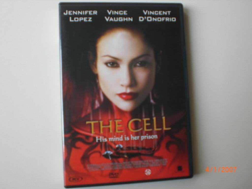 dvd The Cell Jennifer Lopez Vince Vaughn Vincent D'Onofrio, Vanaf 16 jaar, Ophalen of Verzenden, Zo goed als nieuw, Bovennatuurlijke thriller