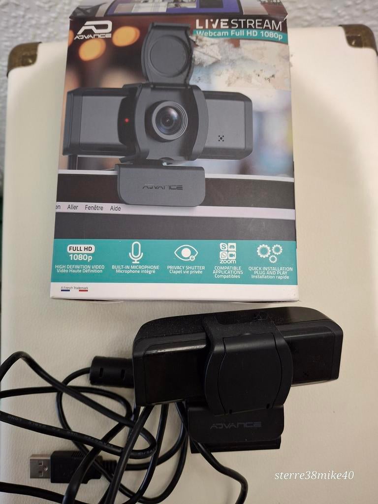Advance Livestream Webcam Full HD 1080p, Computers en Software, Webcams, Ophalen of Verzenden