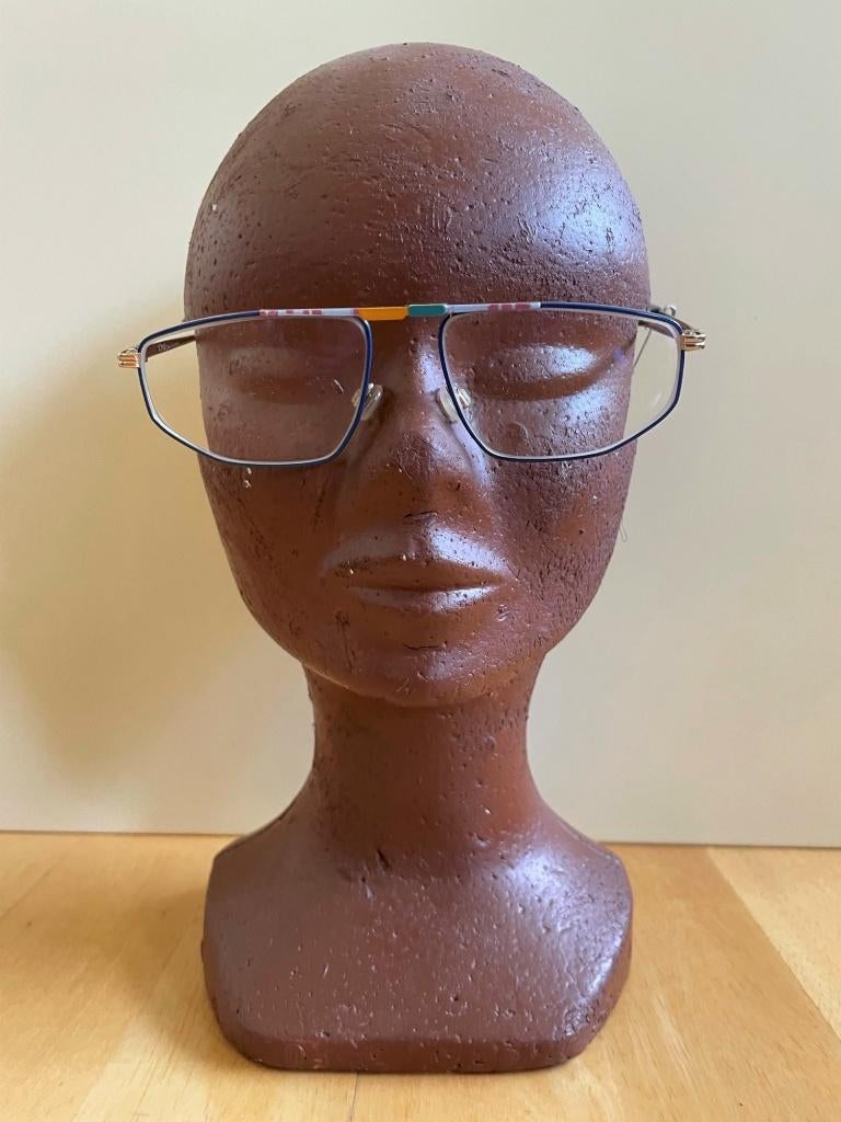 Z.g.a.n! CHAI Frame Dames montuur-Merkmontuur-Bril Titanium, Overige merken, Blauw, Ophalen of Verzenden, Zo goed als nieuw