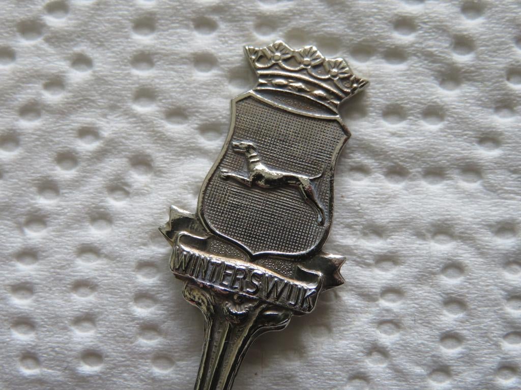 Lepeltje Wapen Winterswijk, Verzenden, Zo goed als nieuw, Overige materialen, Bestek