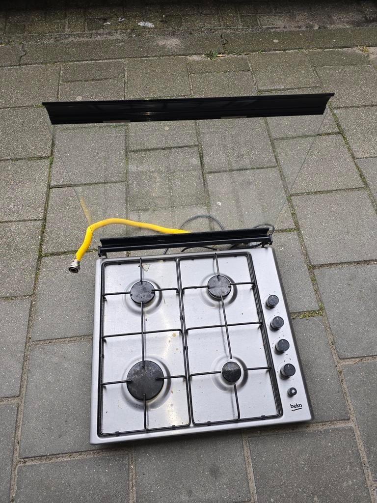 Beko gasfornuis met 4 pitten, Ophalen