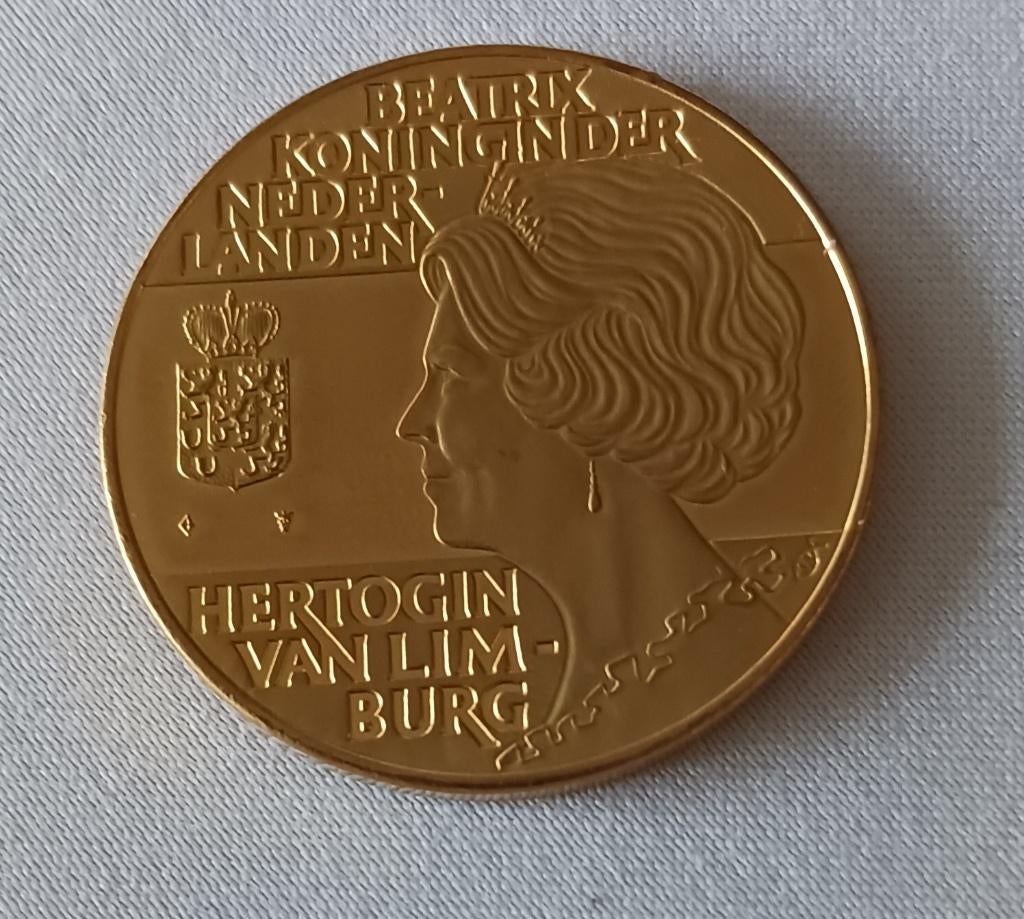 medal netherlands 150 jaar limburg 1839 - 1989, Postzegels en Munten, Verzenden, Overige materialen, Nederland