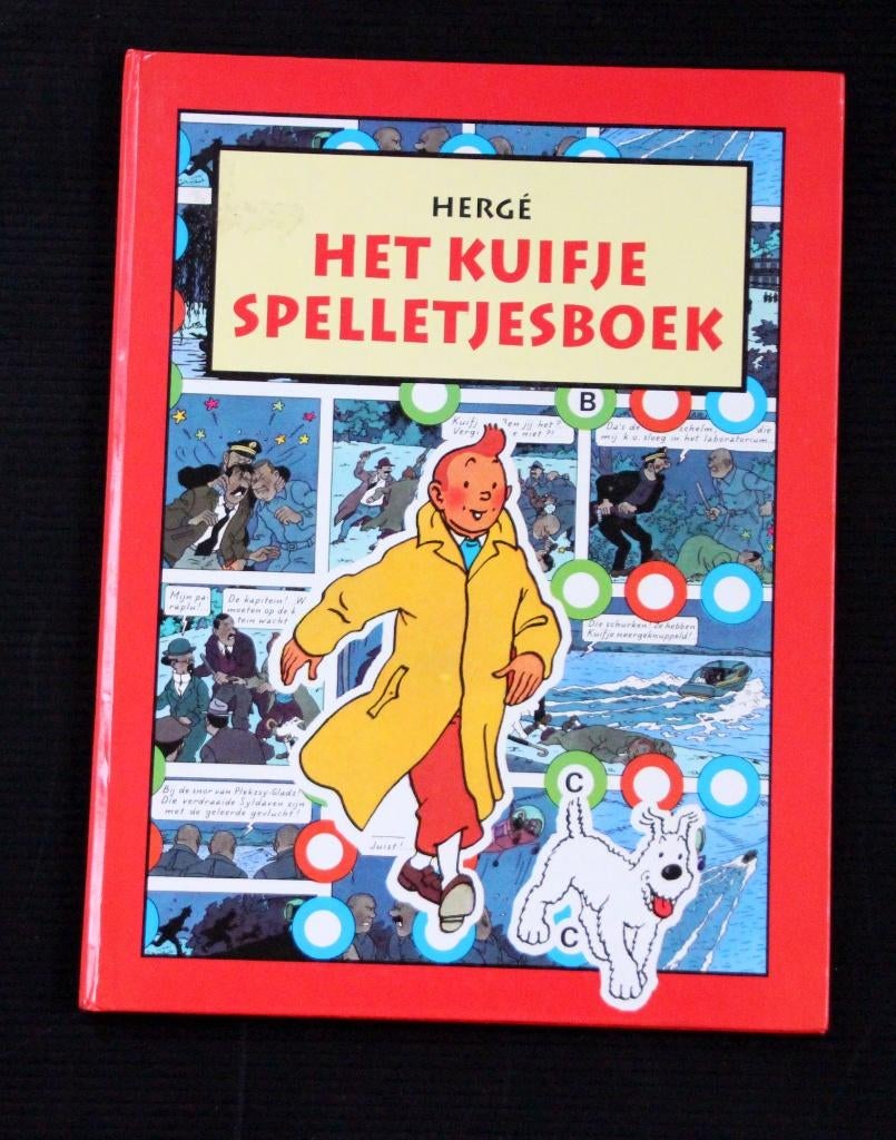 Kuifje spelletjesboek 1993 Tintin Hergé, Verzenden, Kuifje, Zo goed als nieuw, Beeldje of Figuurtje