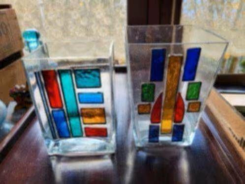 2 x vaasjes en bonbonschaaltje, Antiek en Kunst, Ophalen of Verzenden