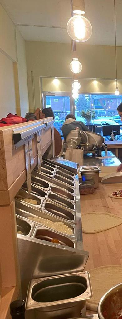 RVS opzet koelvitrine, 200 liter of meer, Ophalen, Zonder vriesvak, 160 cm of meer