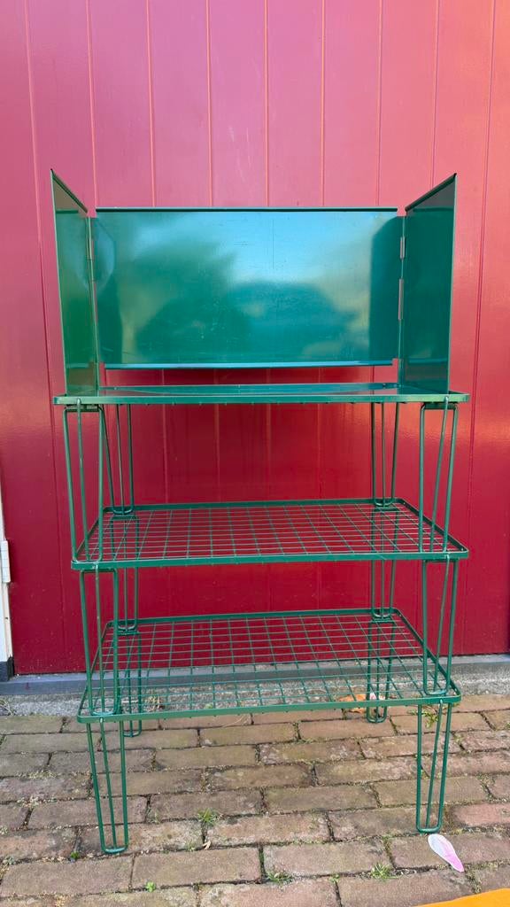 Kampeer kooktafel/rek 1970s, Caravans en Kamperen, Kampeeraccessoires, Ophalen of Verzenden, Gebruikt