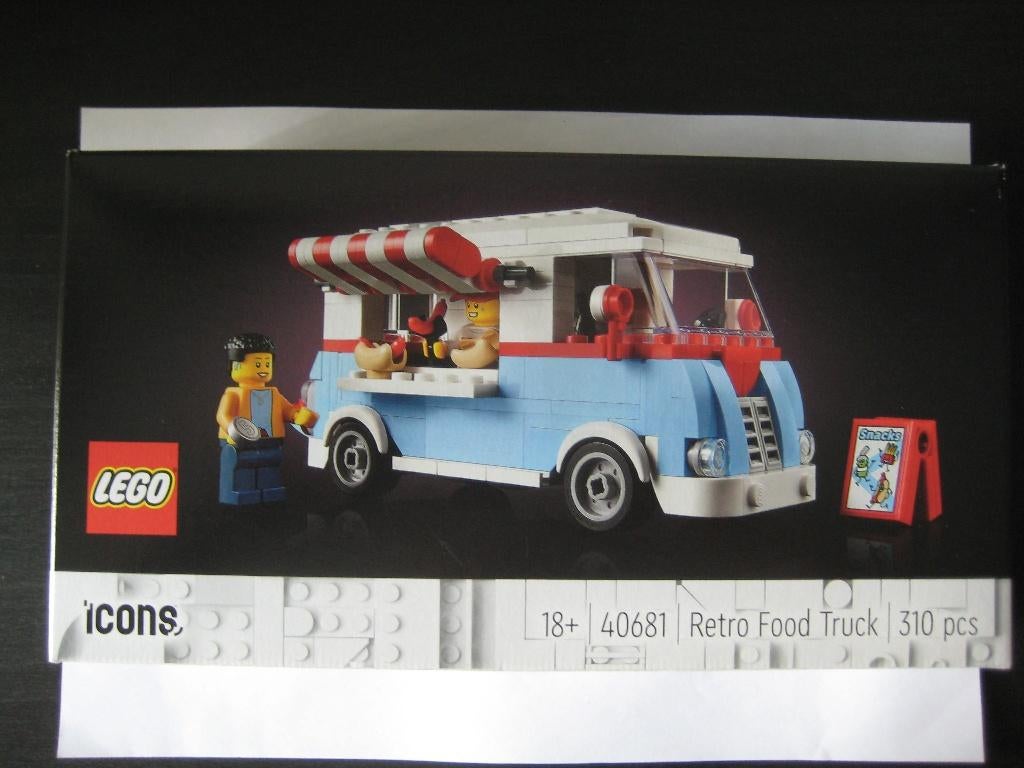 Lego 40681 Retro Food Truck, Ophalen of Verzenden, Nieuw, Complete set, Lego
