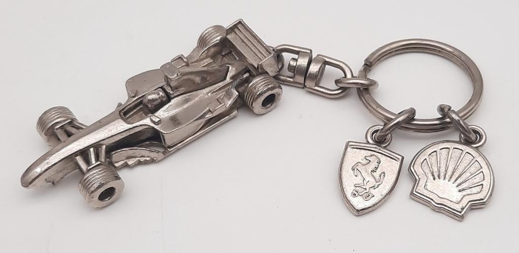Shell Ferrari F2004 metalen 3D sleutelhanger uit 2004, Verzamelen, Sleutelhangers, Ophalen of Verzenden, Gebruikt, Sport