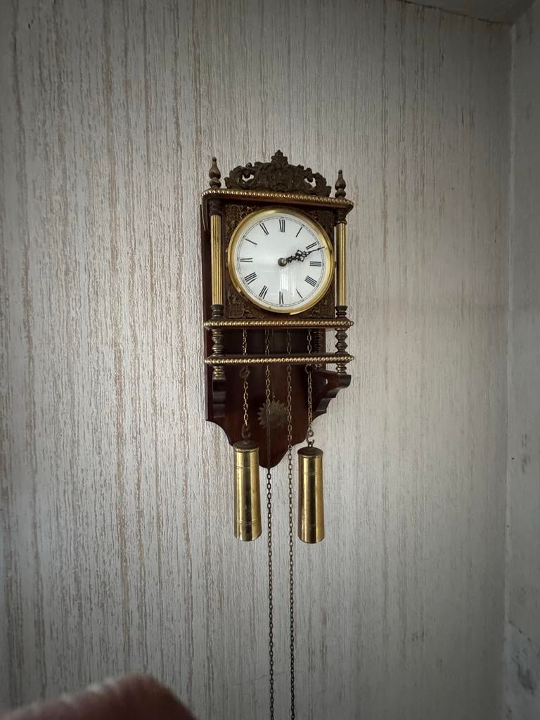 wandklok met gewichten, Antiek en Kunst, Antiek | Klokken, Ophalen