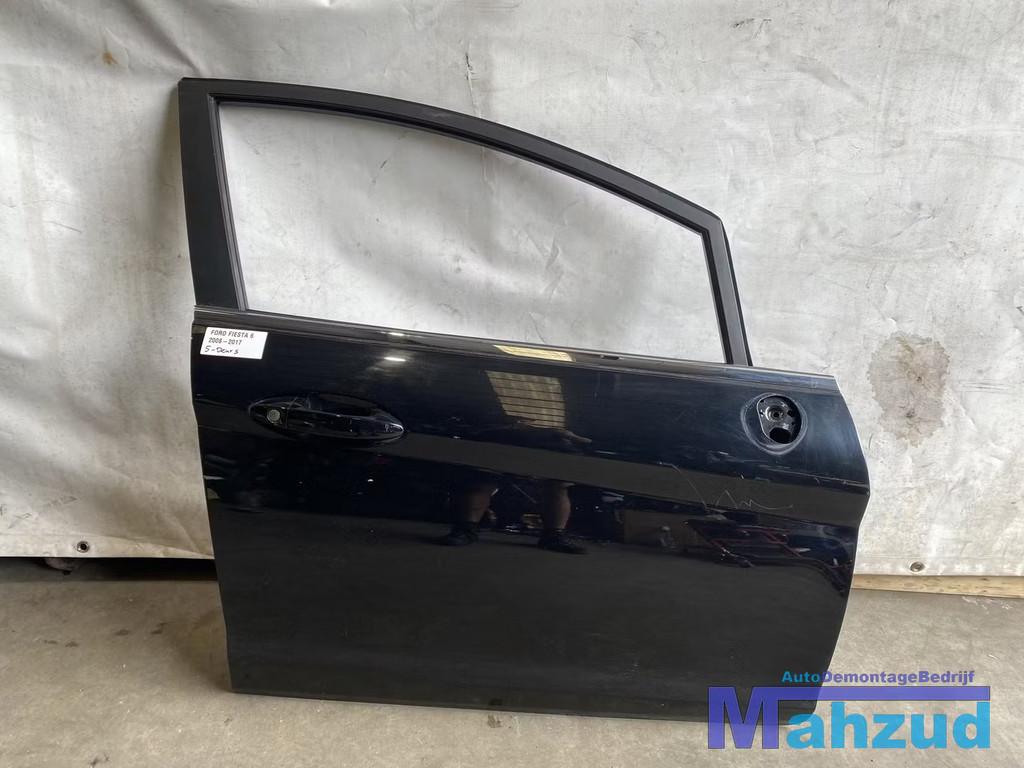 FORD FIESTA 6 Zwart Rechts voor deur portier 2008-2017, Auto-onderdelen, Gebruikt, Deur, Info@ford.com, Ophalen of Verzenden