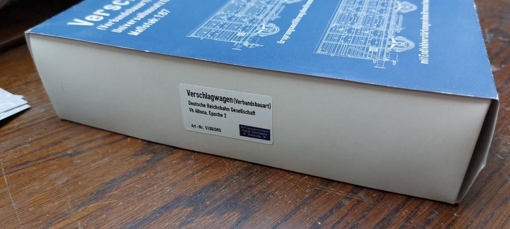 RST Eisenbahnmodelbau DRG Verschlagwagen - kit, Hobby en Vrije tijd, Modeltreinen | H0, Ophalen of Verzenden, Gelijkstroom, Overige merken