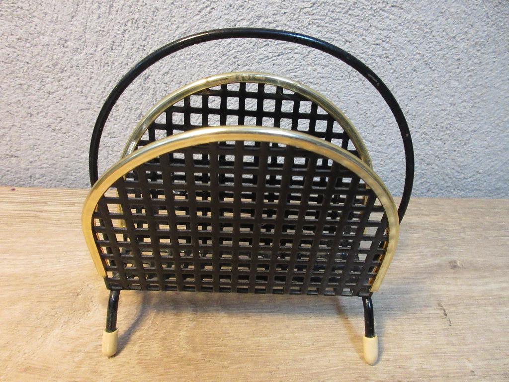 Vintage zwart pilastro brievenrekje, Ophalen of Verzenden, Huis en Inrichting