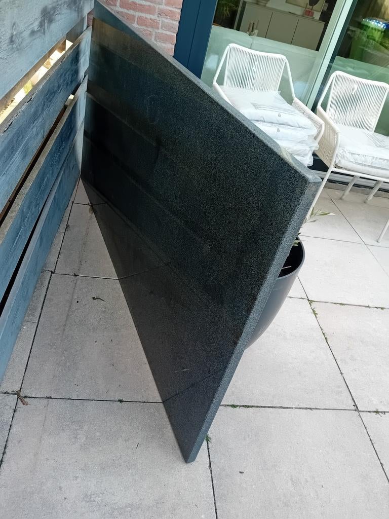 Granieten tuintafelblad, Ophalen, Rechthoekig, Overige materialen