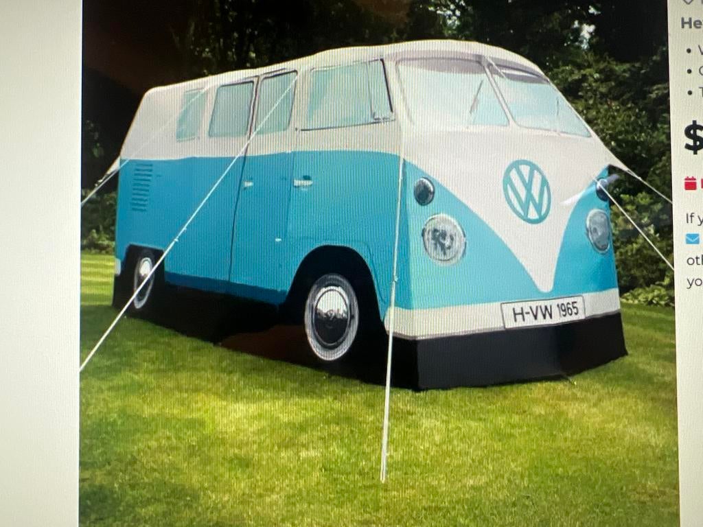 Unieke VW Bus Tent - Perfect voor Kampeerliefhebbers!, Ophalen of Verzenden, Nieuw, Tot en met 4