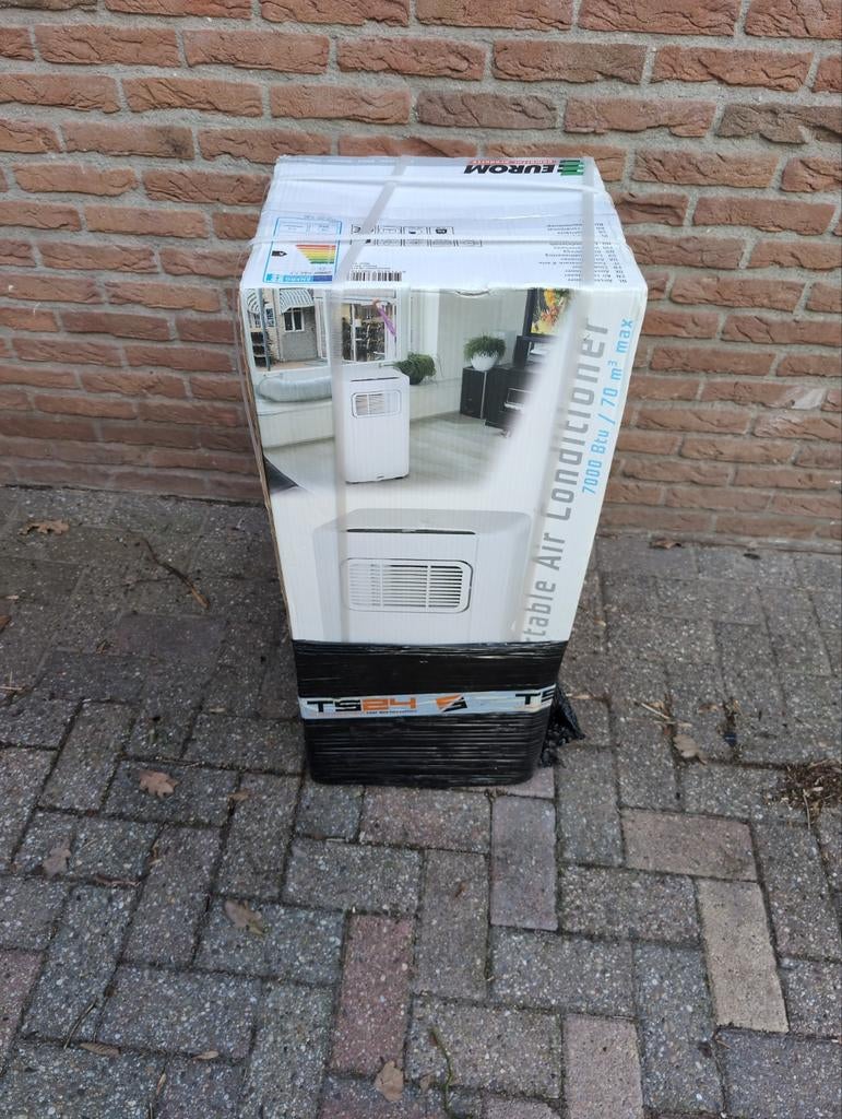 Eurom Mobiele Airconditioner 7000 BTU - Nieuw in doos, Witgoed en Apparatuur, Airco's, Nieuw, Mobiele airco, 60 tot 100 m³, 3 snelheden of meer
