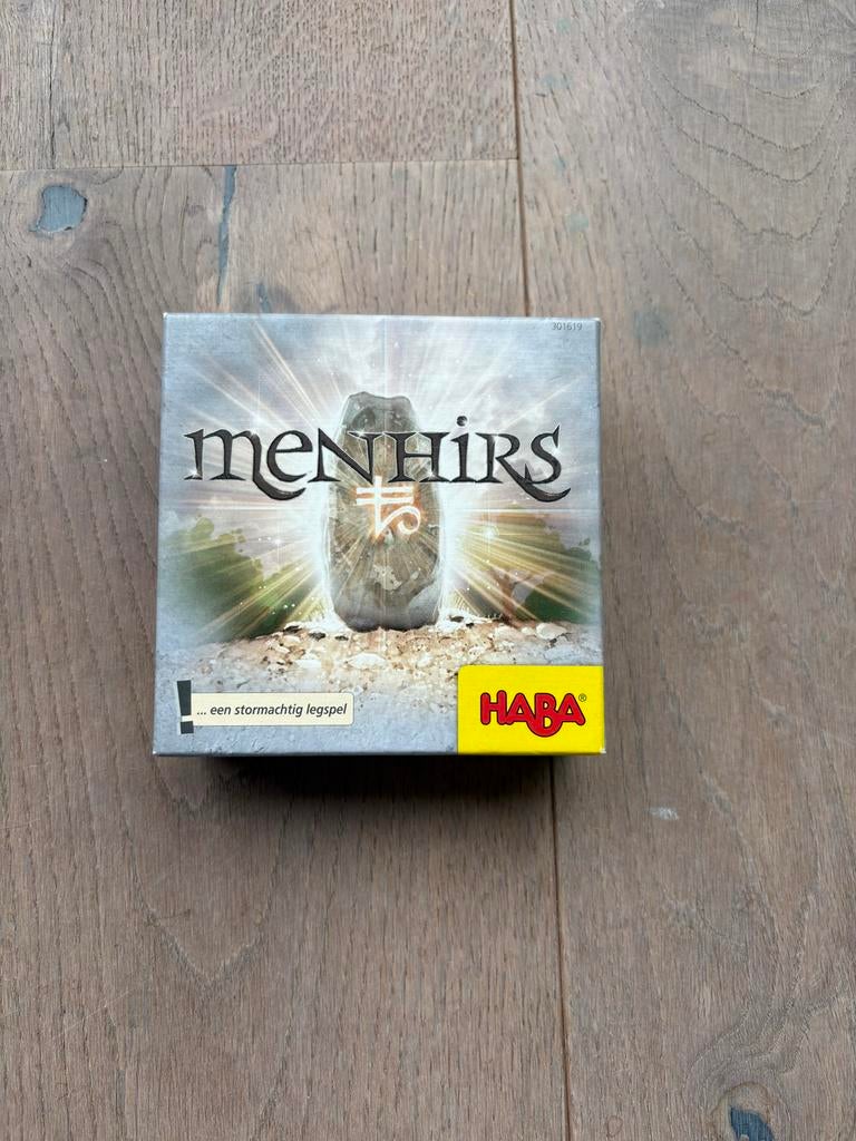Menhirs spel, Hobby en Vrije tijd, Gezelschapsspellen | Bordspellen, Ophalen of Verzenden, Zo goed als nieuw