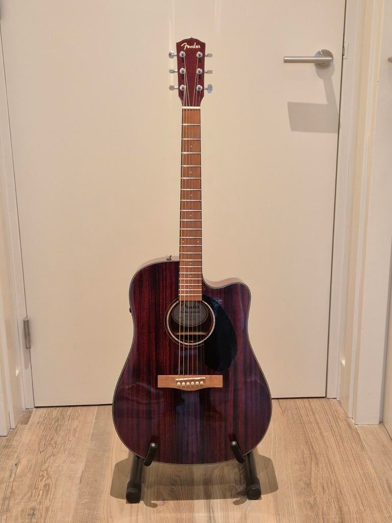 Fender CD-60SCE All Mahogany akoestische gitaar, Muziek en Instrumenten, Snaarinstrumenten | Gitaren | Akoestisch, Ophalen, Gebruikt
