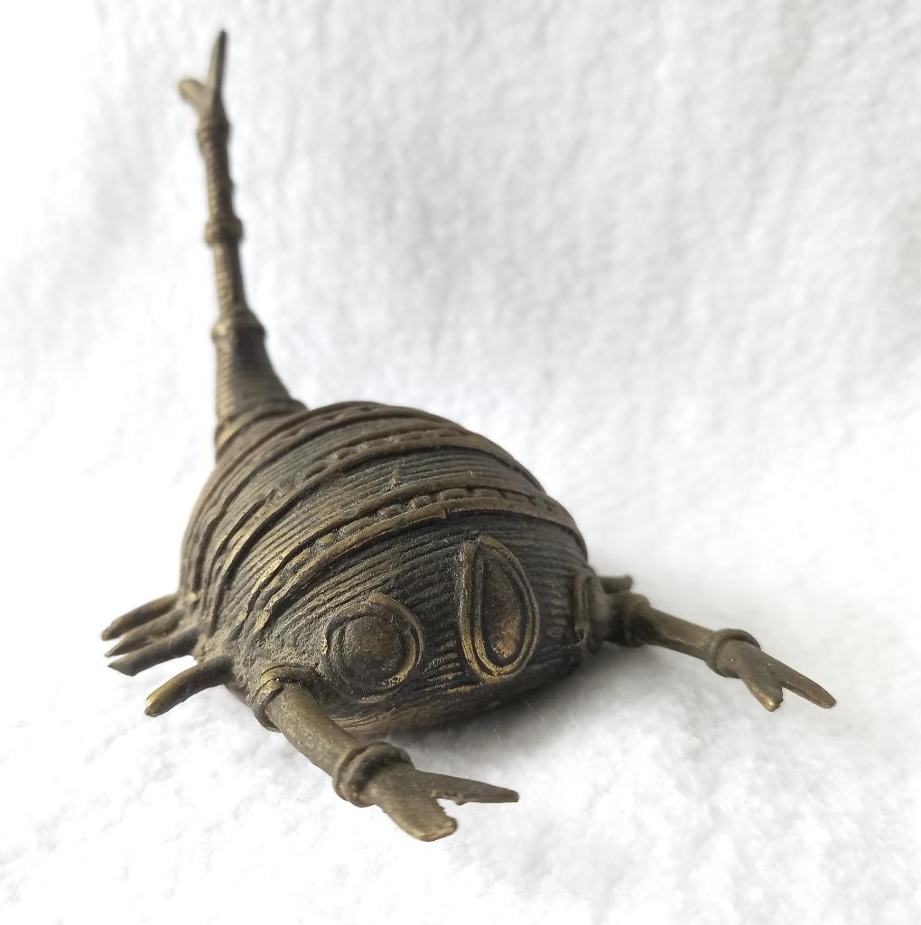 Bronzen Dhokra schorpioen (India) uit midden 20e eeuw, Ophalen of Verzenden