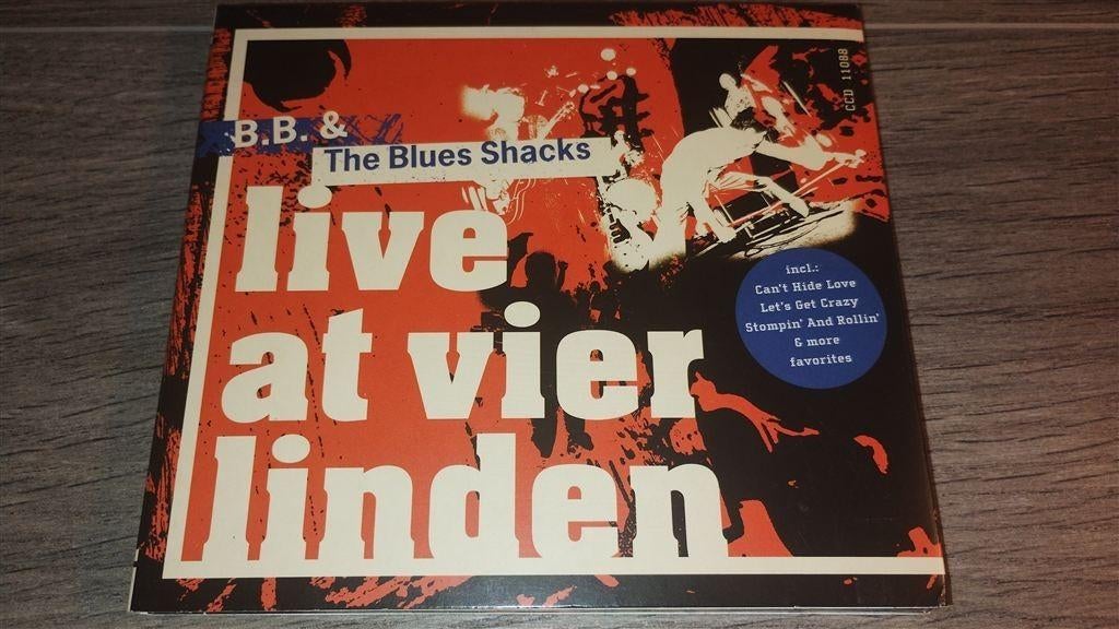 B.B. & The Blues Shacks ‎- Live At Vier Linden, Ophalen of Verzenden, 1980 tot heden, Zo goed als nieuw, Jazz