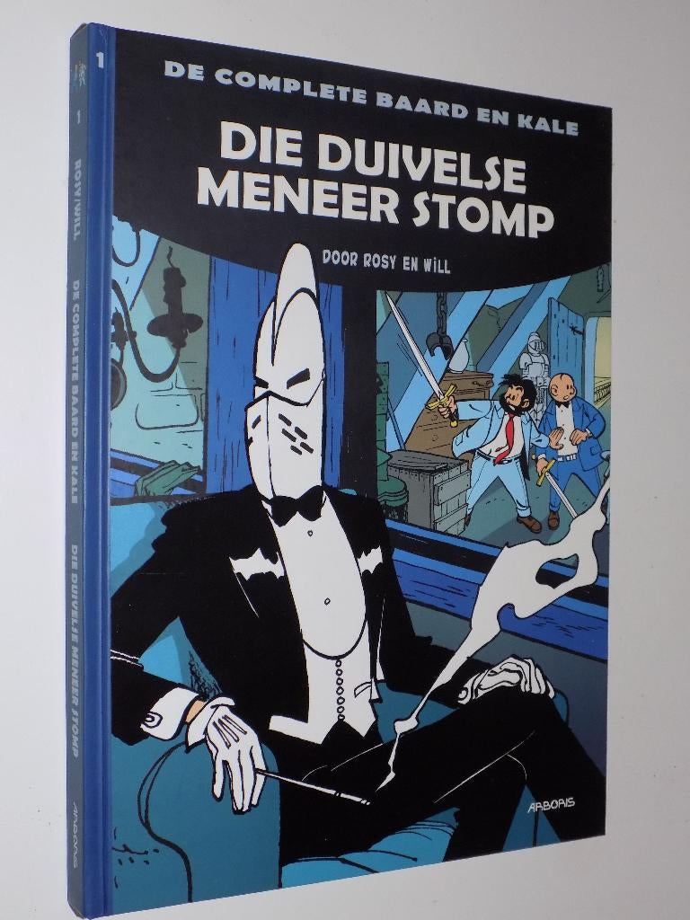 Baard en Kale - 01_HC_I_Die duivelse meneer Stomp, Eén stripboek, Ophalen of Verzenden, Zo goed als nieuw