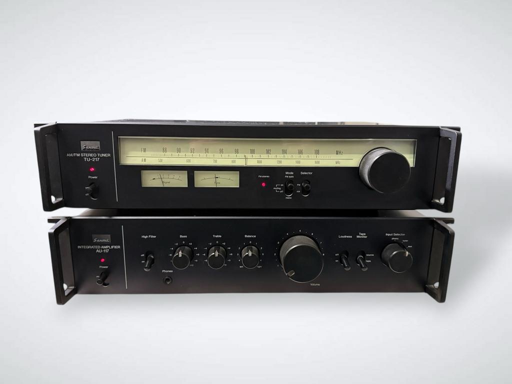 Sansui stereo set, tuner en versterker