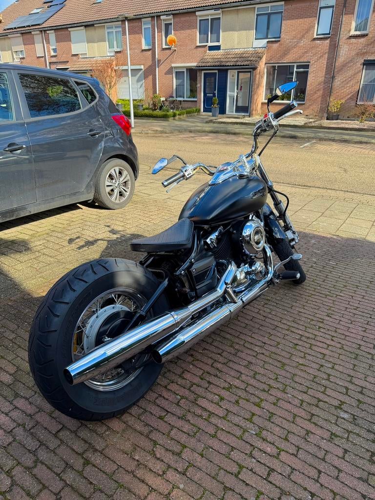 Yamaha XVS650 - Custom Bobber - 33137km, Sportuitlaat, 2 cilinders, Chopper, Particulier