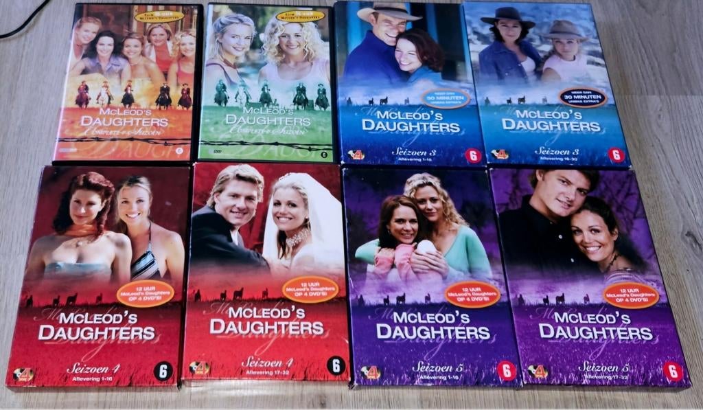 McLeod's Daughters - DVD Boxen - Seizoen 1 t/m 8 Compleet, Cd's en Dvd's, Dvd's | Tv en Series, Gebruikt, Boxset, Drama, Ophalen of Verzenden