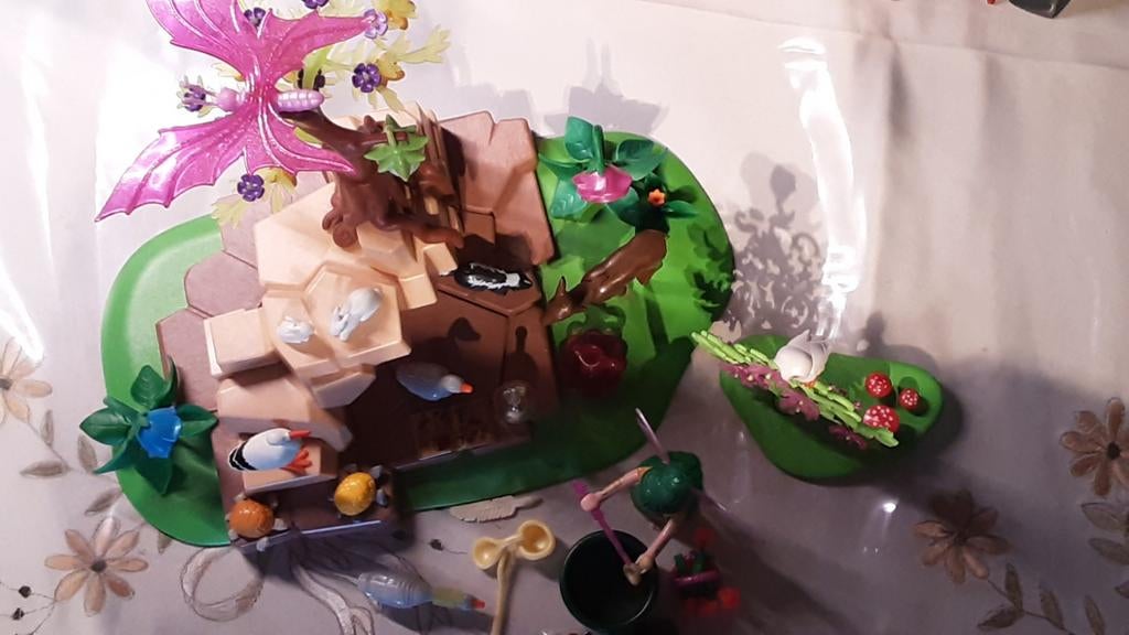 5447 feeën rots met tovervlinder, Ophalen of Verzenden, Zo goed als nieuw, Complete set