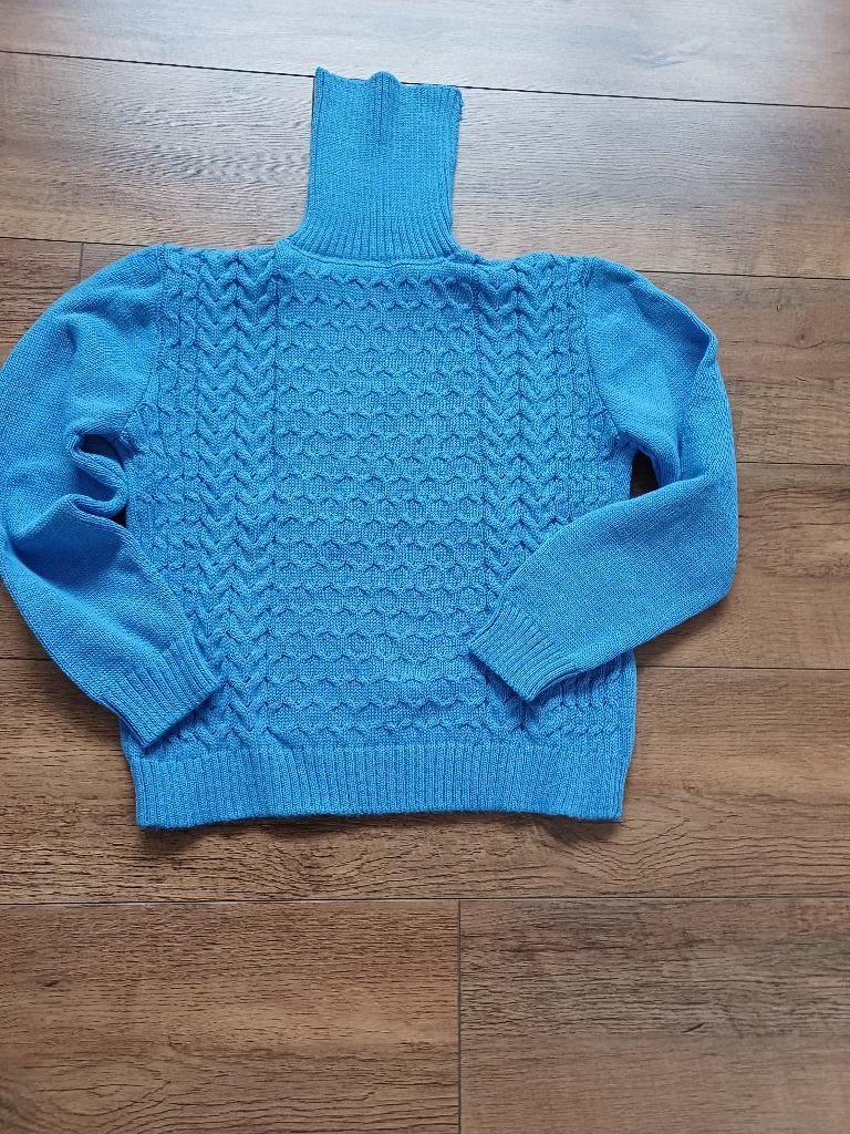 leuke blauwe coltrui 36, Ophalen of Verzenden, Nieuw, Maat 36 (S), Blauw