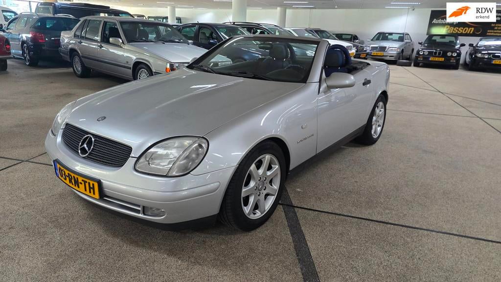 Mercedes-Benz SLK-klasse 230 K. 121.000dkm! Nieuwe apk!, Auto's, Achterwielaandrijving, Gebruikt, Lederen bekleding, 4 cilinders