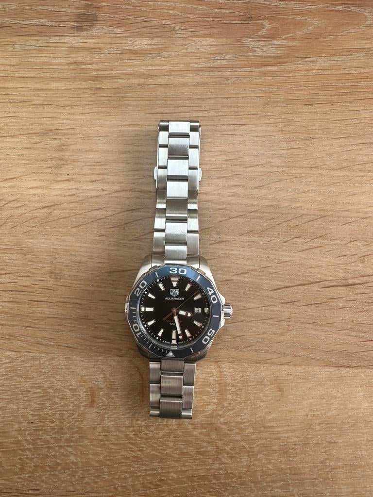TAG HEUER HERENHORLOGE AQUARACER, Staal, Staal, Polshorloge, Ophalen of Verzenden